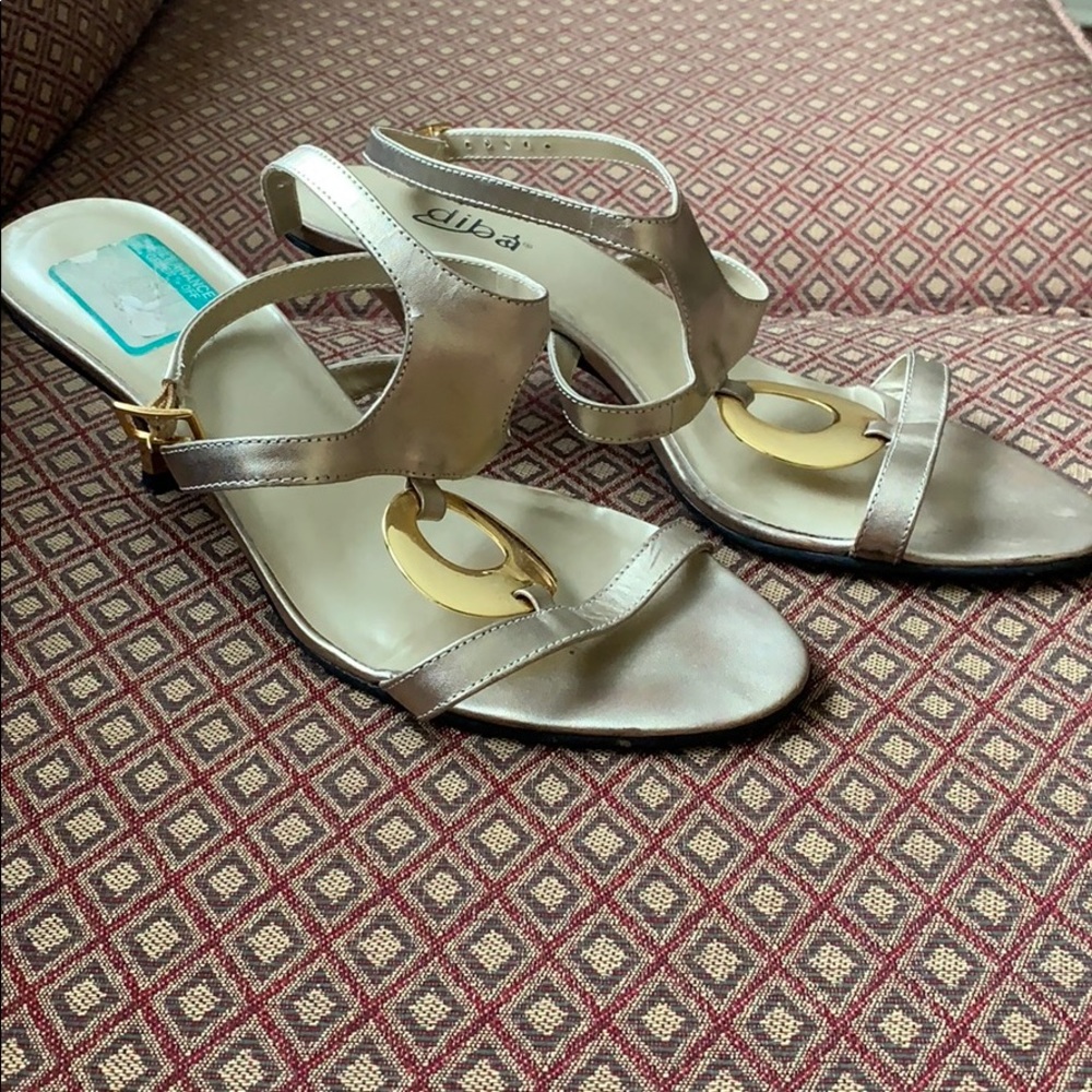 Diba heels size 9.5 gold